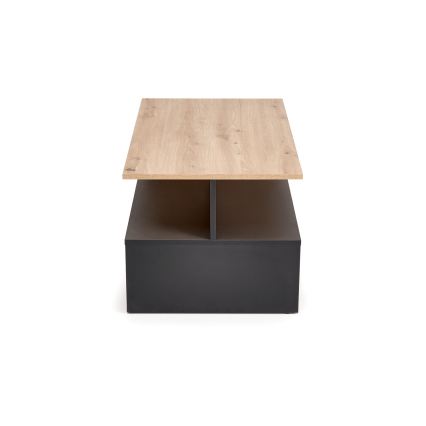 Soffbord NOTE 90x51 cm svart/ek artisan
