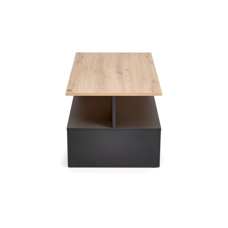 Soffbord NOTE 90x51 cm svart/ek artisan