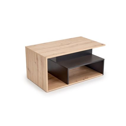 Soffbord NOTE 90x51 cm svart/ek artisan