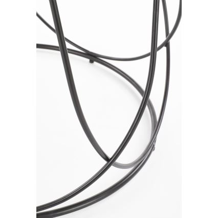 Soffbord NUBIRA 41x60 cm svart/brun