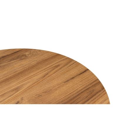 Soffbord OVAL 60x120 cm brun