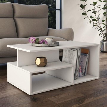 Soffbord PRIMA 43x90 cm vit