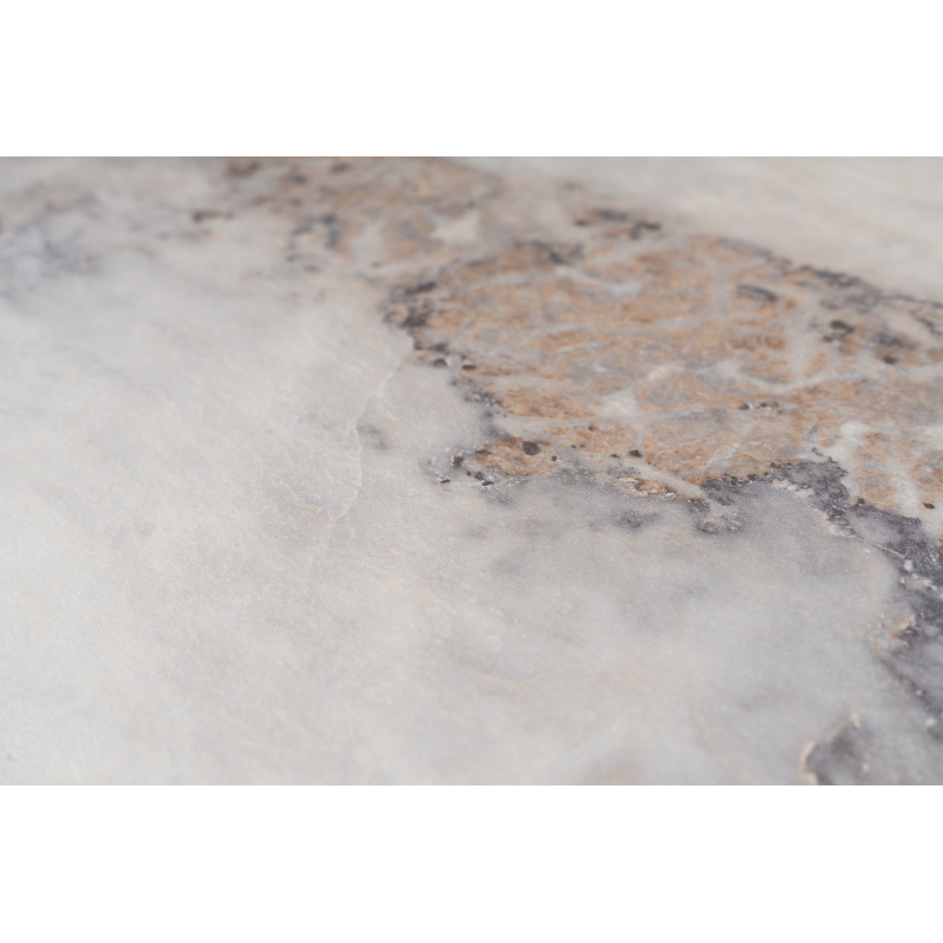 Soffbord PRIZMA 35x90 cm med marmordekor