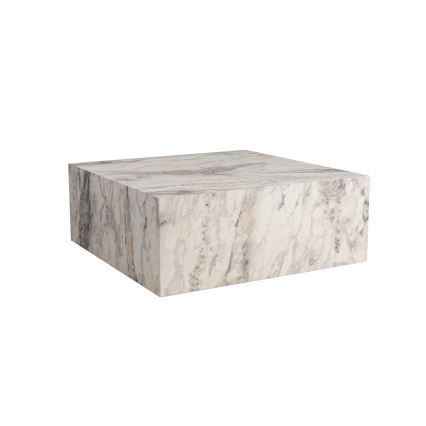 Soffbord PRIZMA 90x90 cm marmor