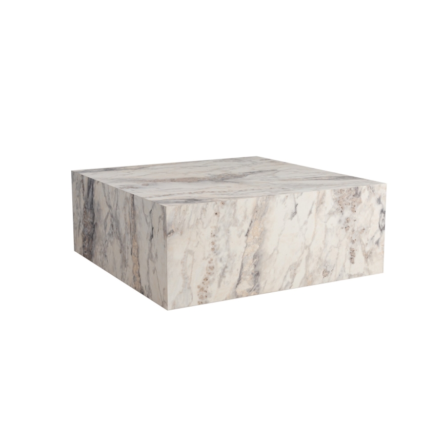 Soffbord PRIZMA 90x90 cm marmor