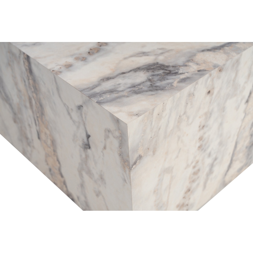 Soffbord PRIZMA 90x90 cm marmor
