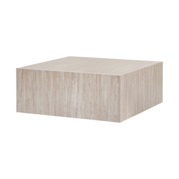 Soffbord PRIZMA 90x90 cm travertin