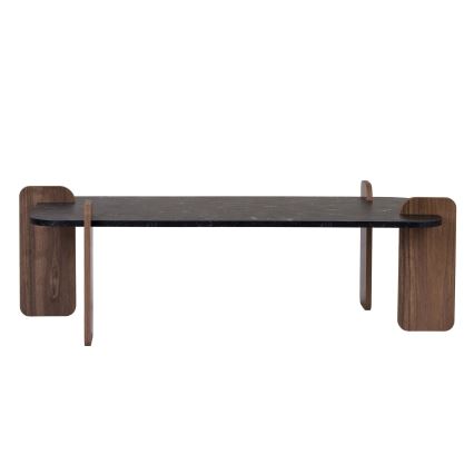 Soffbord PURO 120x60 cm valnöt/svart