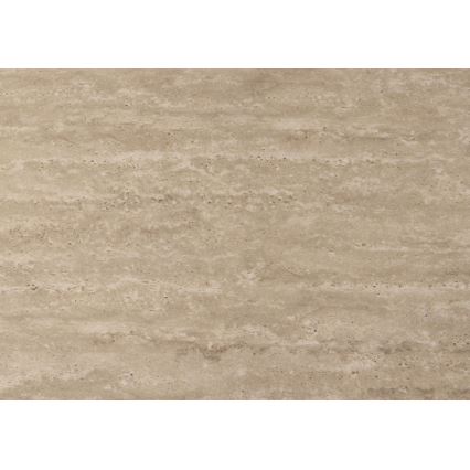 Soffbord SANTORINI Ø 45 cm travertin/grå/keramik