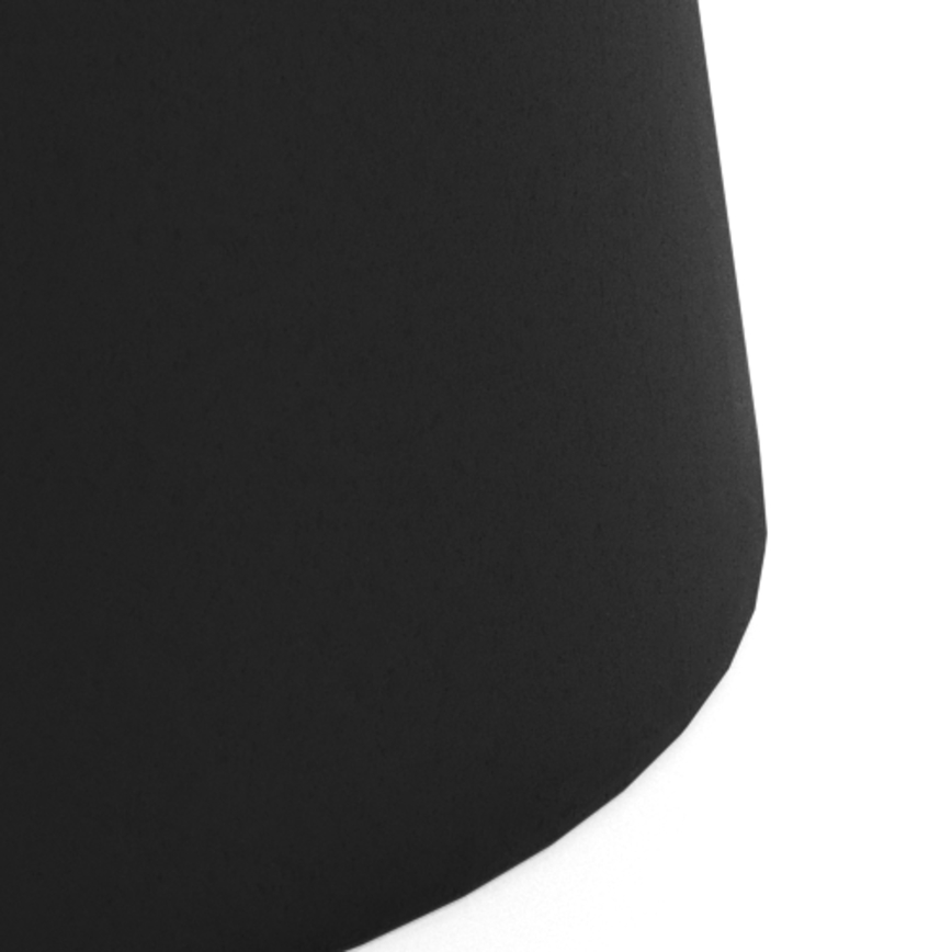 Soffbord SANTORINI Ø 45 cm travertin/svart/keramik
