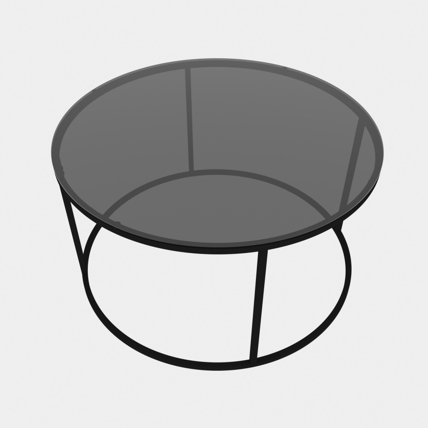 Soffbord STARTIS 60x44,8 cm svart