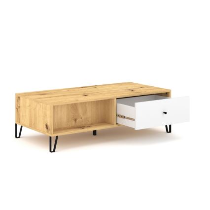 Soffbord SULA ek artisan/vit