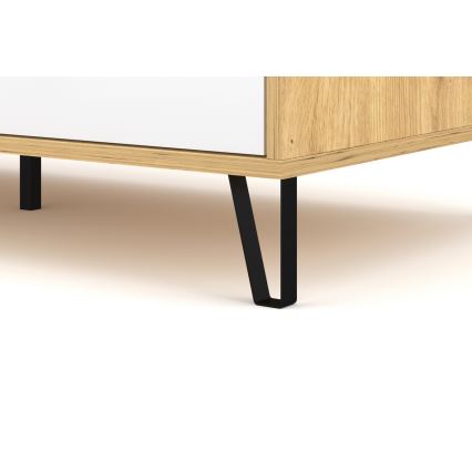 Soffbord SULA ek artisan/vit