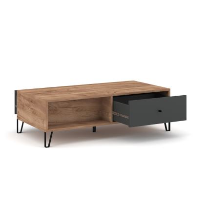 Soffbord SULA ek craft/svart