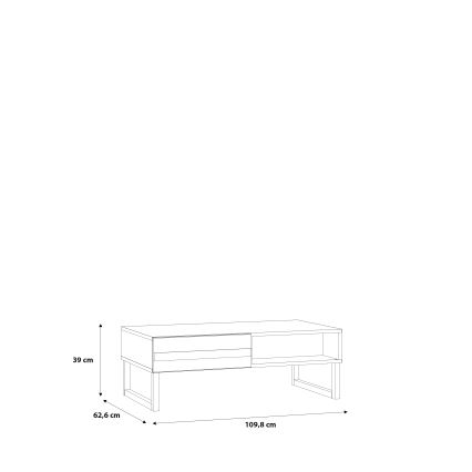 Soffbord TARO, grön