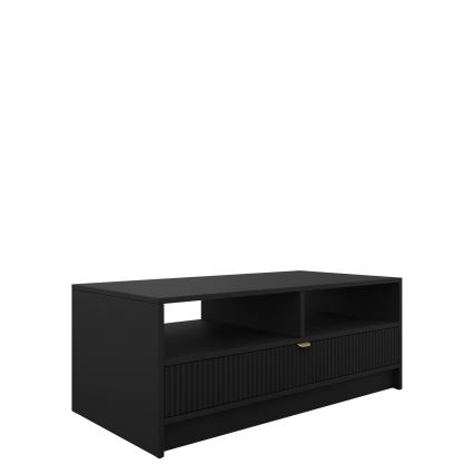 Soffbord TIRENO 40x100 cm svart