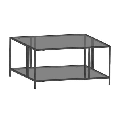 Soffbord URANUS 40x80 cm svart