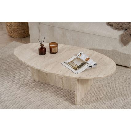 Soffbord VARUM 120x65 cm beige
