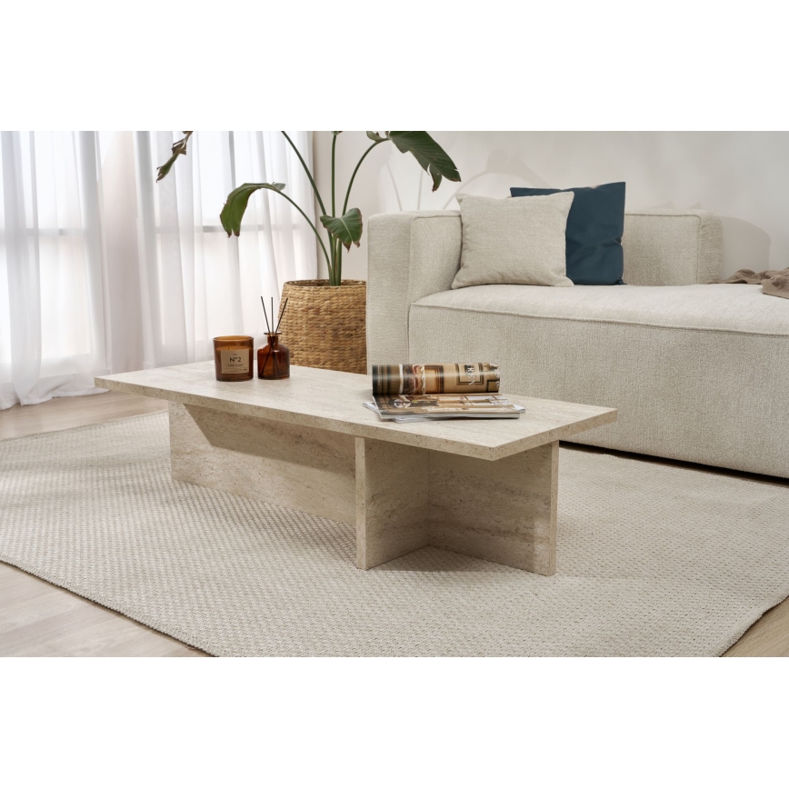 Soffbord VERUM 120x45 cm beige