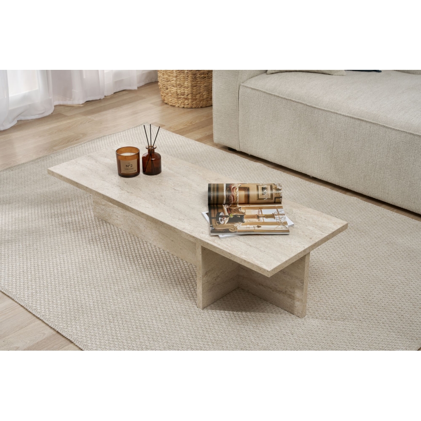 Soffbord VERUM 120x45 cm beige