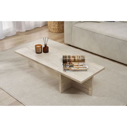 Soffbord VERUM 120x45 cm travertin