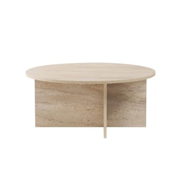Soffbord VERUM Ø 90 cm, beige