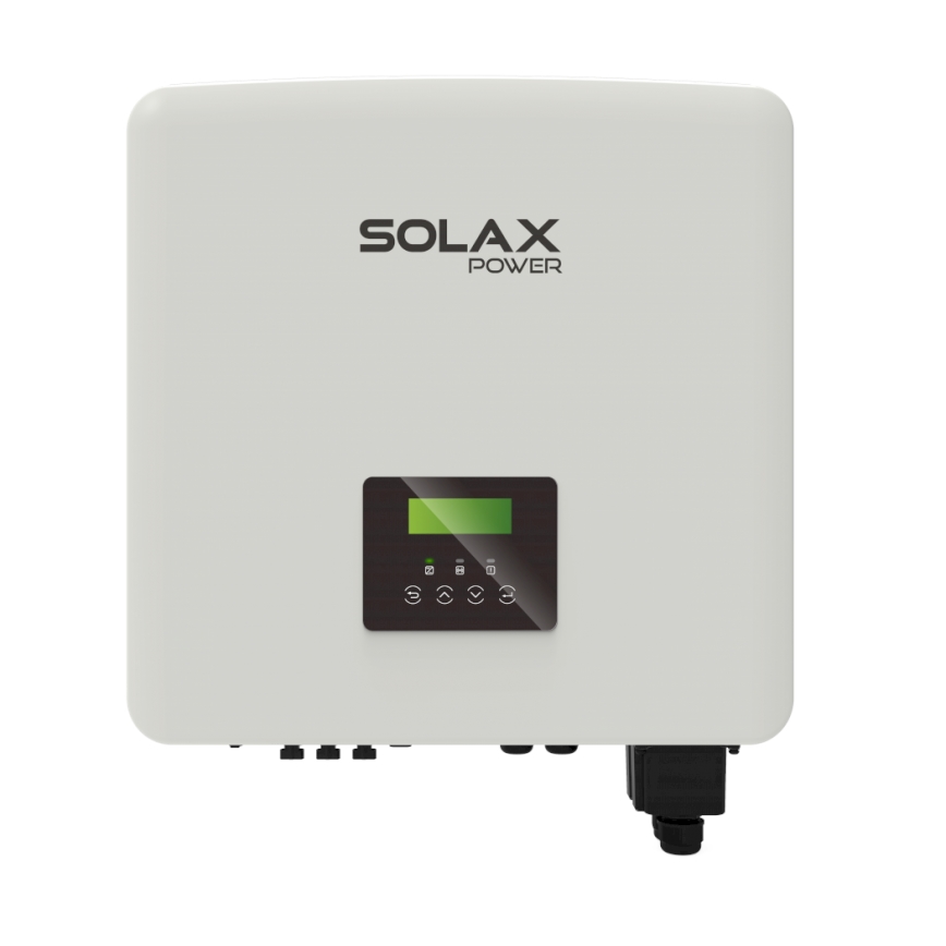 Solarsystem: 10 kW SOLAX växelriktare 3-fas + 11,6 kWh TRIPLE Power batteri V2 + elmätare 3-fas