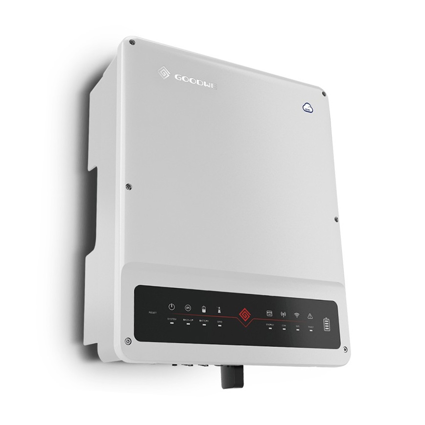 Solarsystem GOODWE - 10 kW GOODWE hybridväxelriktare 3-fas + 10,65 kWh PYLONTECH H2-batteri