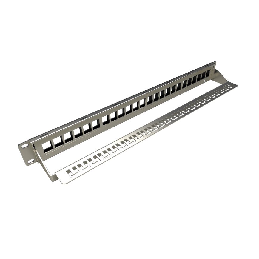 Solarix - 19 modulär tom patch panel 24 portar 1U