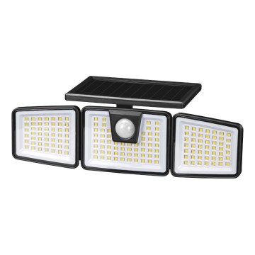 Solcellsdriven LED-reflektor med inbyggd sensor LED/6,5W/3,7V 1200 mAh IP44