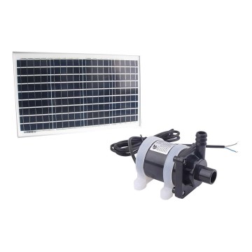 Solcellsdriven pump med solcellspanel, 900 l/tim, 30 W