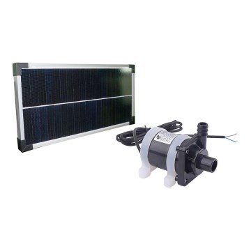 Solcellsdriven vattenpump med solcellspanel, 900 l/tim, 20 W
