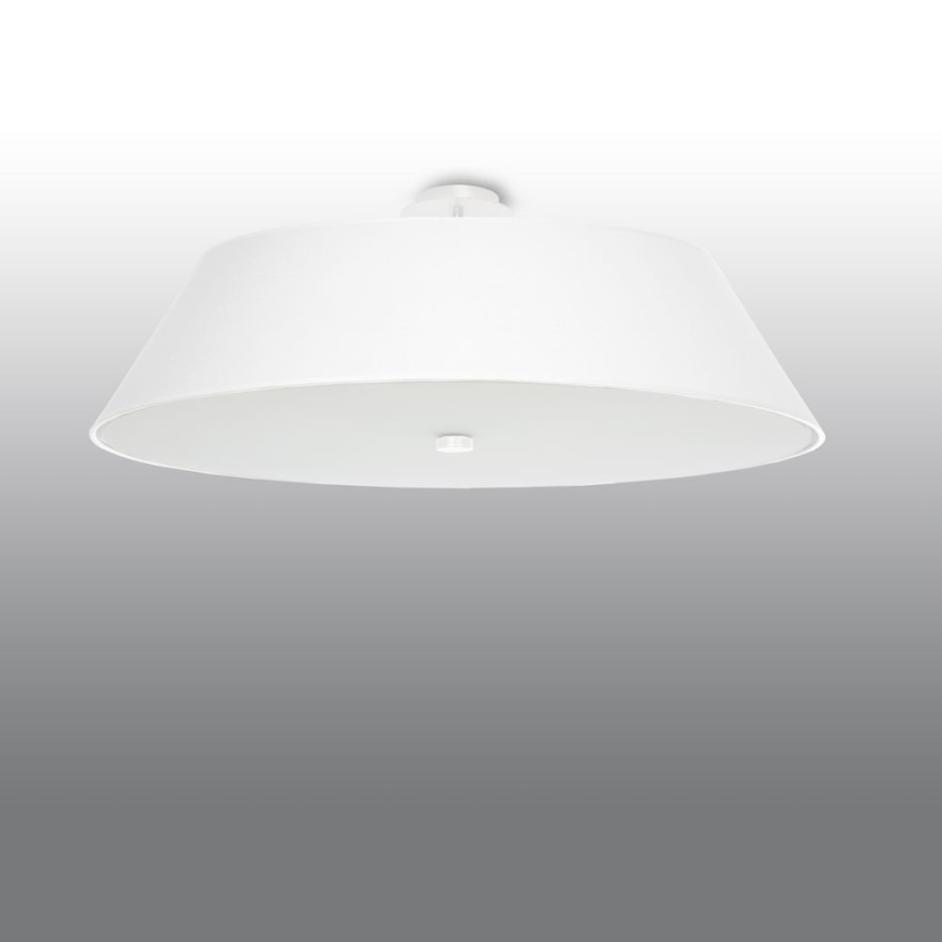 Taklampa VEGA 5xE27/60W/230V diameter  60 cm vit 
