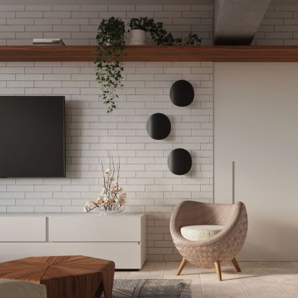 Vägglampa  SENSES 2xG9/40W/230V svart