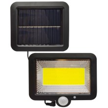 Solcellstrålkastare med sensor DUO LED/1W/3,7V IP44