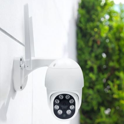 Smart utomhuskamera med 2K/3 MP-sensor, IP65-klassning, Wi‑Fi och Tuya-kompatibel