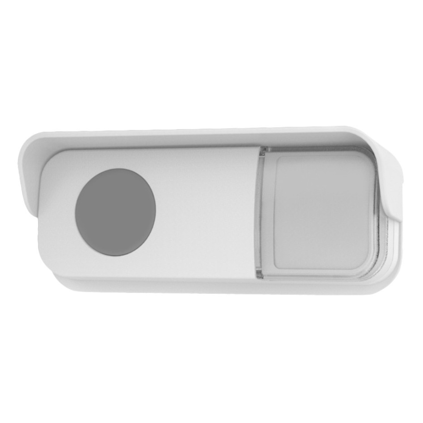 Plugin trådlös dörrklocka 230V + 2x knapp 2xCR2032 IP56 vit