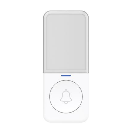 Trådlös dörrklocka med LED-belysning 230V/1xCR2032 IP56 vit