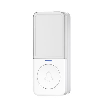Trådlös dörrklocka med LED-belysning 230V/1xCR2032 IP56 vit