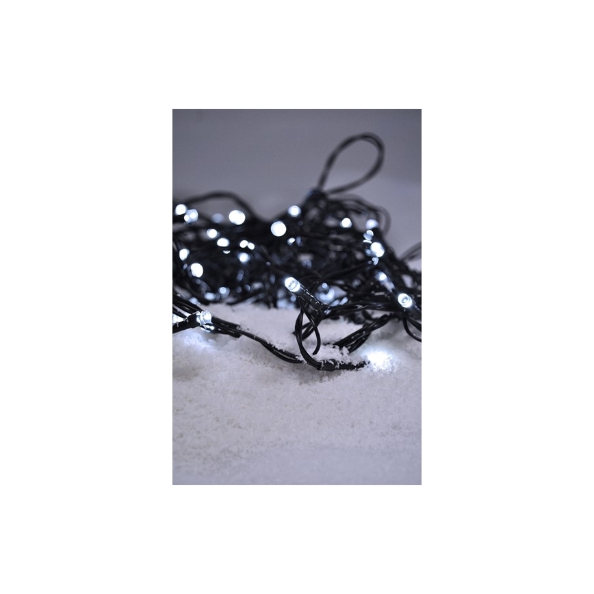 LED utomhusslinga 500 LED / 8 funktioner IP44 55 m kallvit