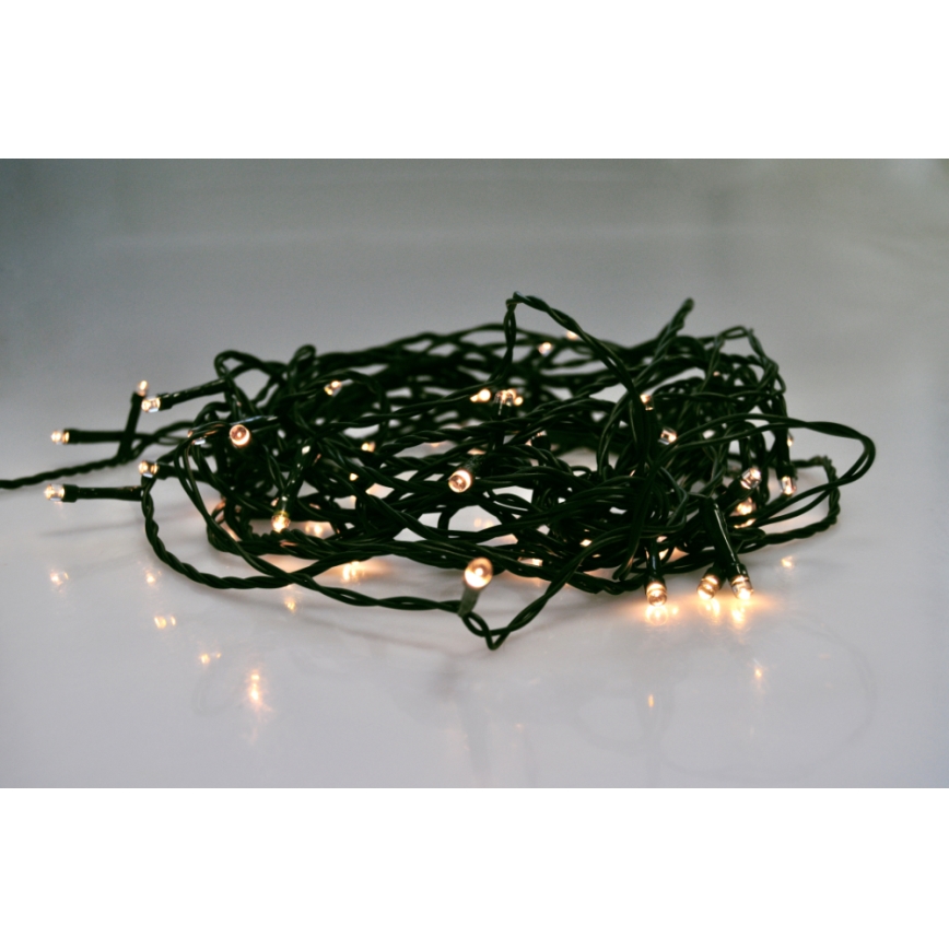 LED utomhusljusslinga 500xLED/8 funktioner IP44 55m varmvit