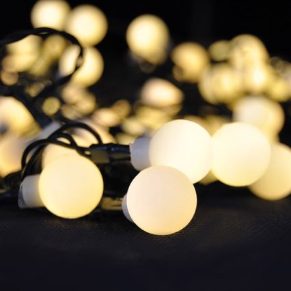 LED RGB dimbar utomhusslinga 100 LED / 8 funktioner 15 m IP44 + fjärrkontroll