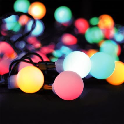 LED RGB dimbar utomhusslinga 200xLED/8 funktioner 25m IP44 + fjärrkontroll