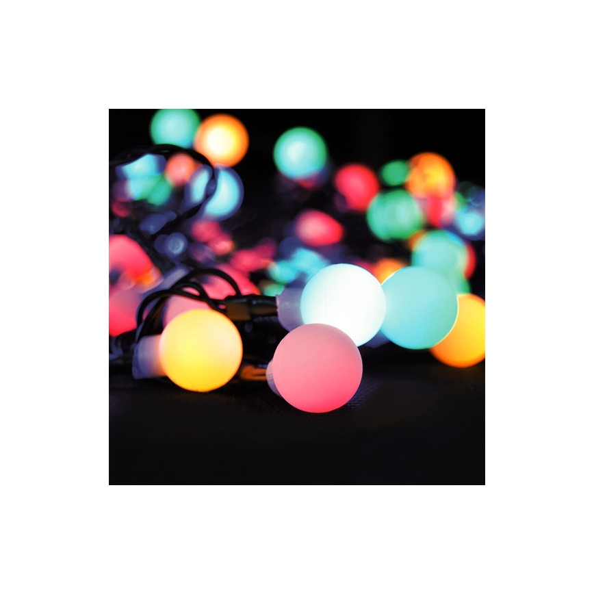 LED RGB dimbar utomhusslinga 200xLED/8 funktioner 25m IP44 + fjärrkontroll