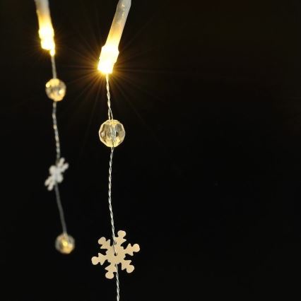 LED-slinga 20×LED/2×AA 2 m varmvit