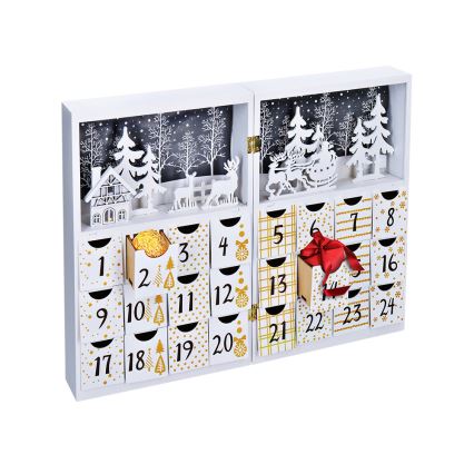 LED-adventskalender LED/2xAAA