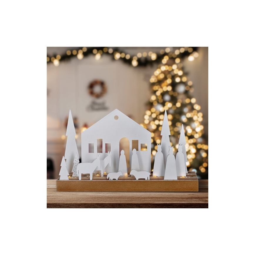 LED juldekoration LED/2xAAA gran