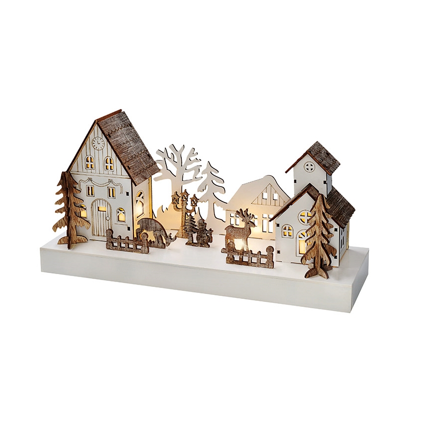 LED juldekoration LED/2xAA varm vit