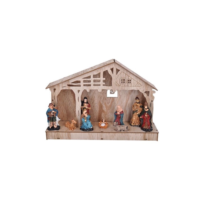 LED Juldekoration LED/2xAA krubba