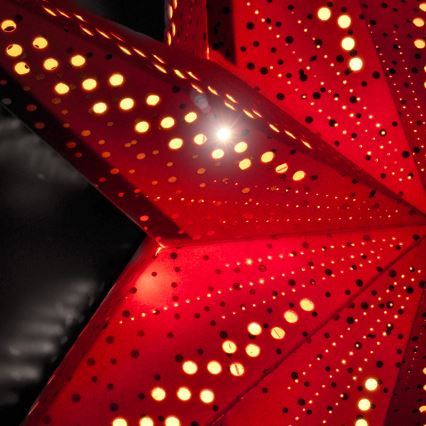 LED-juldekoration LED/2xAA 60 cm stjärna